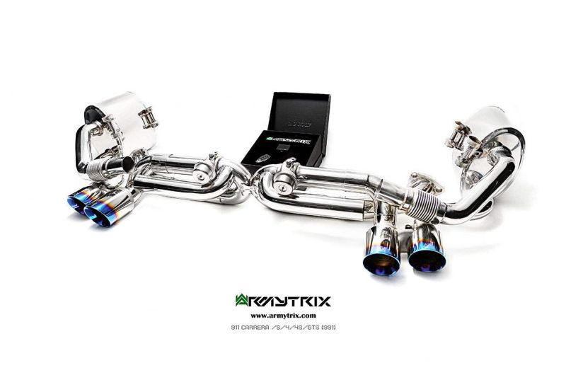 porsche 991 carrera s armytrix valvetronic exhaust