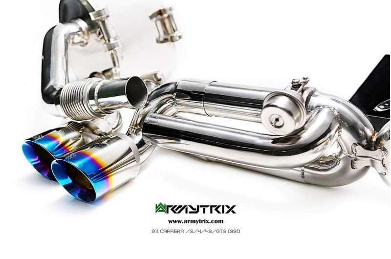 porsche 991 carrera s armytrix valvetronic exhaust