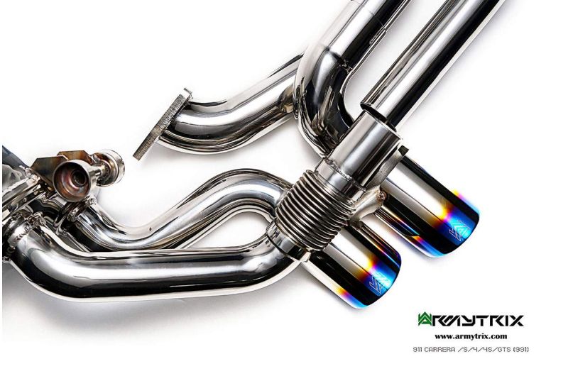 porsche 991 carrera s armytrix valvetronic exhaust