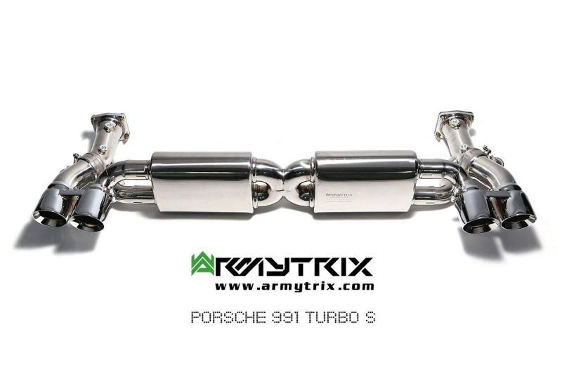 porsche 991 turbo s armytrix valvetronic exhaust