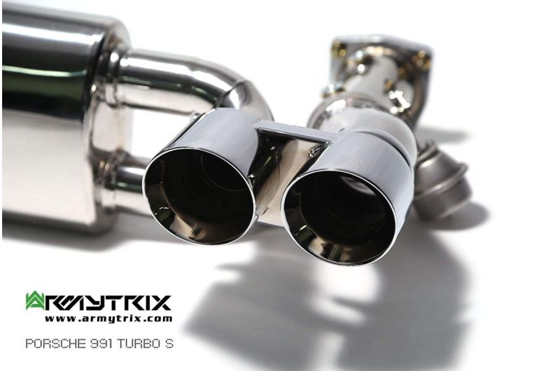 porsche 991 turbo s armytrix valvetronic exhaust