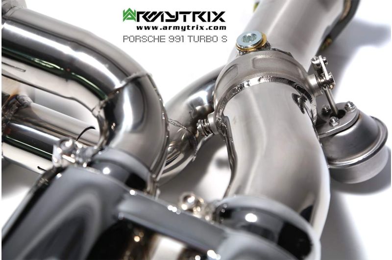 porsche 991 turbo s armytrix valvetronic exhaust