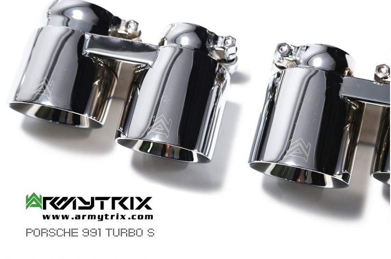 porsche 991 turbo s armytrix valvetronic exhaust