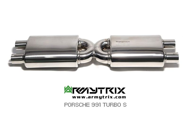 porsche 991 turbo s armytrix valvetronic exhaust