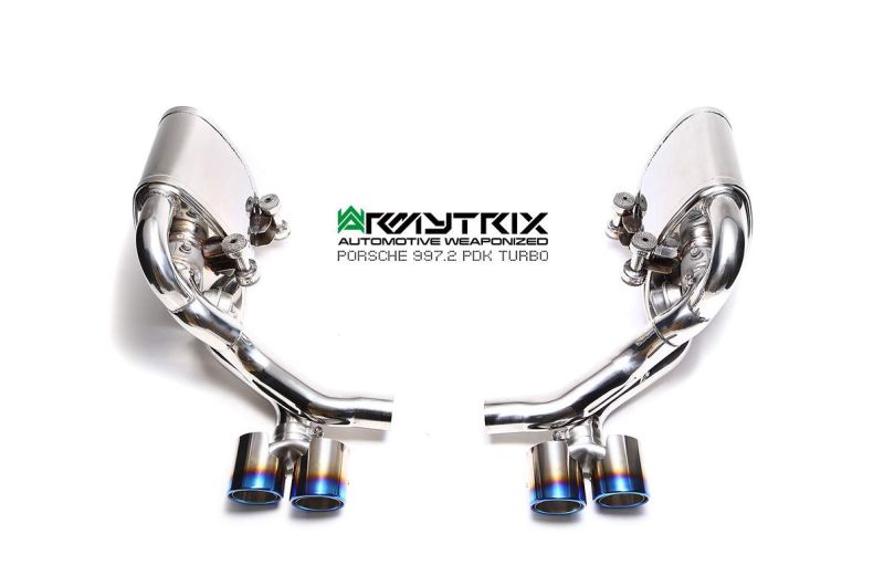 porsche 997 2 pdk turbo armytrix valvetronic exhaust