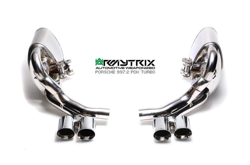 porsche 997 2 pdk turbo armytrix valvetronic exhaust