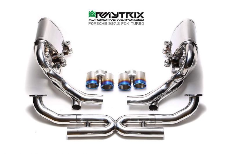 porsche 997 2 pdk turbo armytrix valvetronic exhaust
