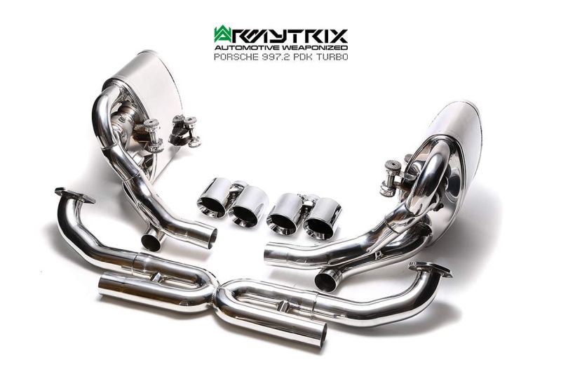 porsche 997 2 pdk turbo armytrix valvetronic exhaust