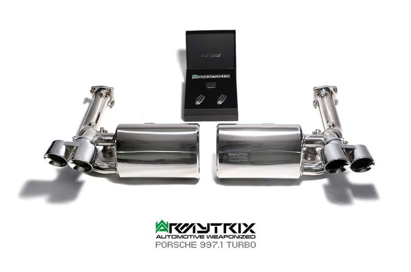 porsche 997 1 turbo armytrix valvetronic exhaust