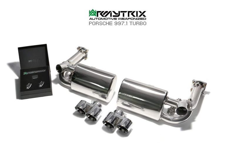 porsche 997 1 turbo armytrix valvetronic exhaust