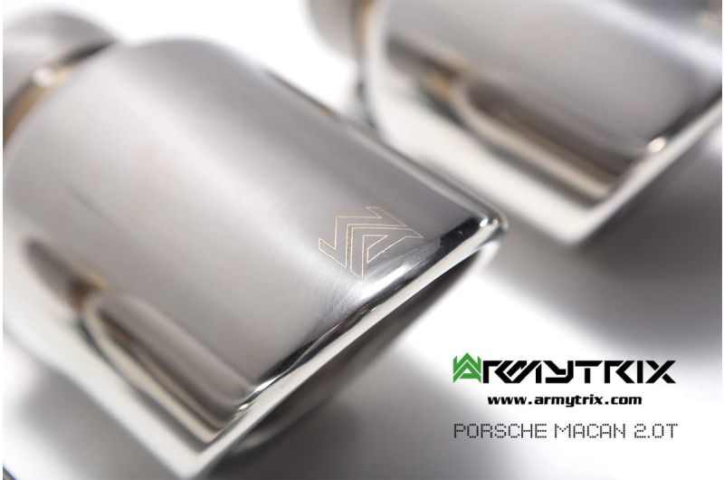 porsche macan armytrix valvetronic exhaust