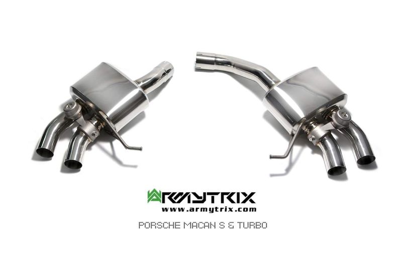 porsche macan turbo armytrix valvetronic exhaust