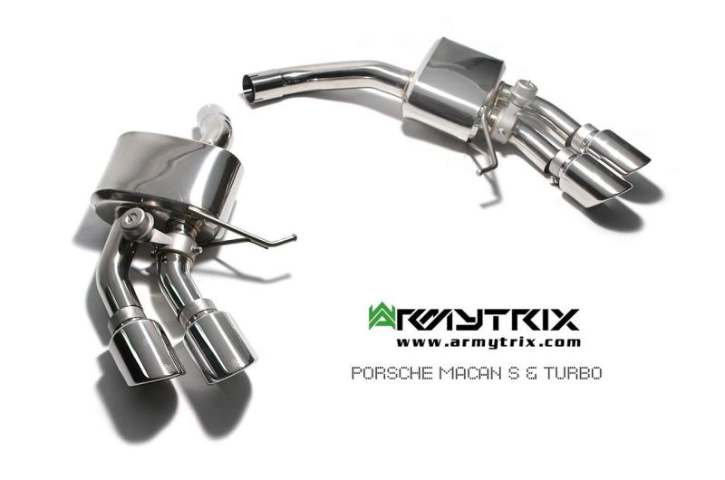 porsche macan turbo armytrix valvetronic exhaust