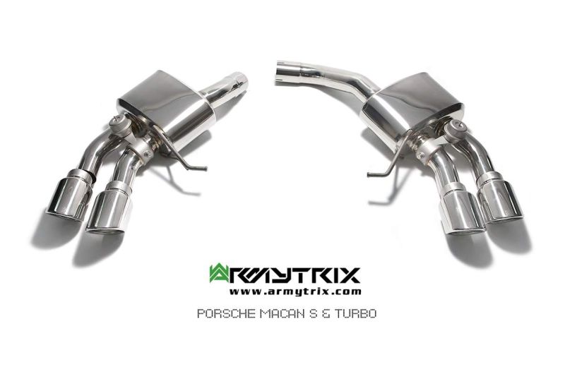 porsche macan turbo armytrix valvetronic exhaust