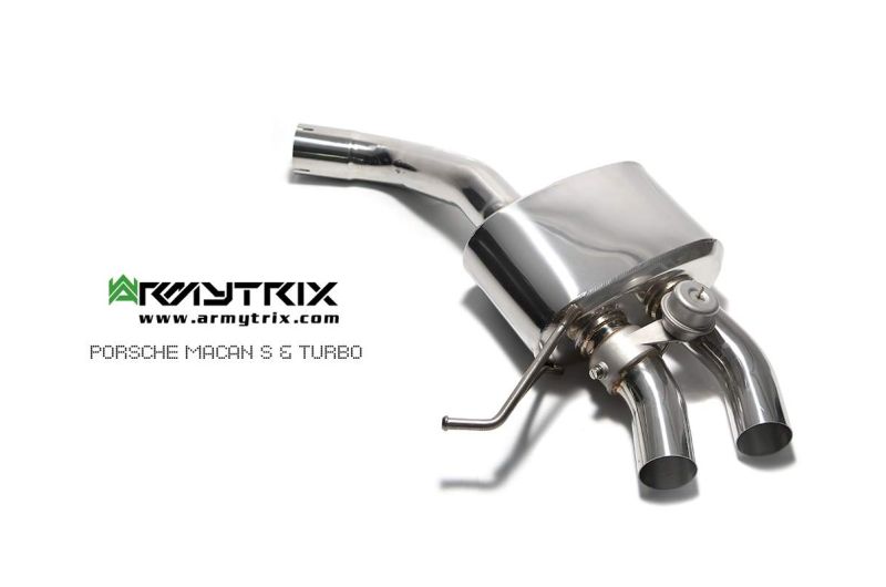 porsche macan turbo armytrix valvetronic exhaust