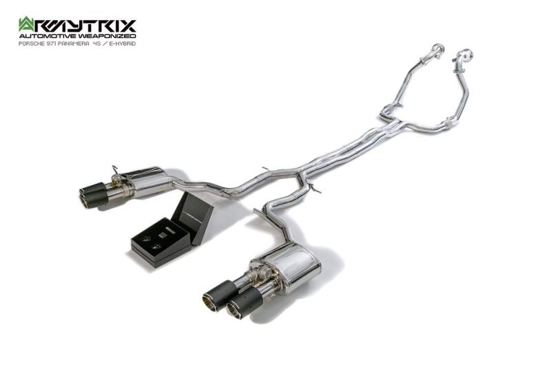 porsche panamera 4s ehybrid armytrix valvetronic exhaust