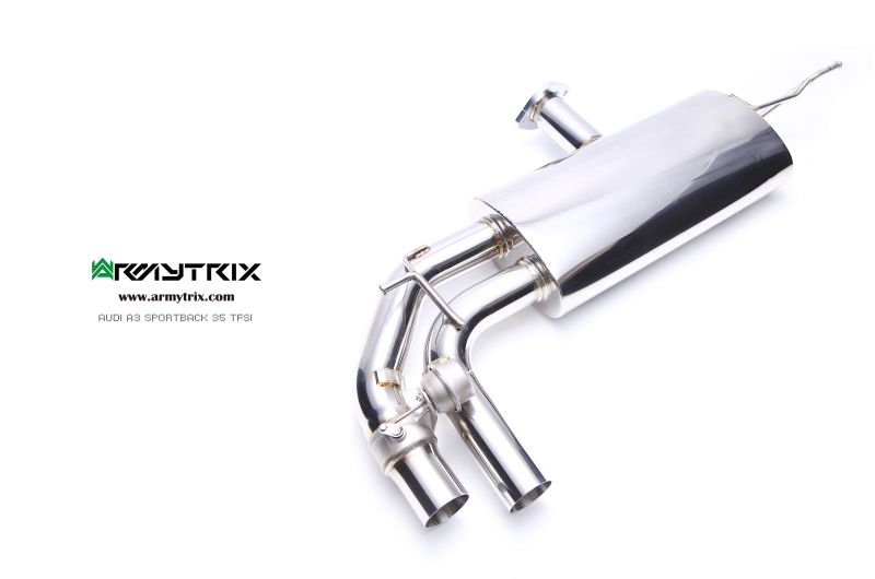 audi a3 14t armytrix exhaust valvetronic