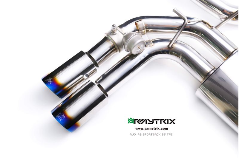 audi a3 14t armytrix exhaust valvetronic