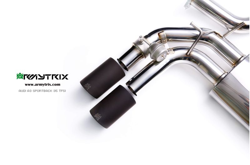 audi a3 14t armytrix exhaust valvetronic