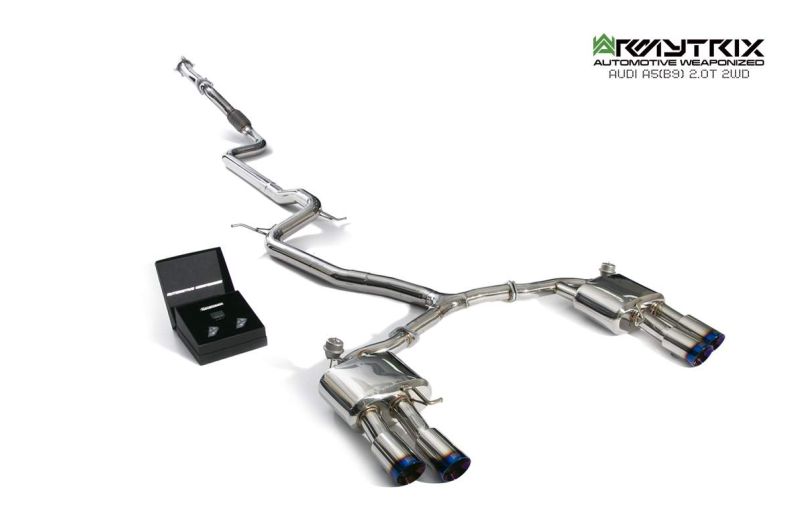 audi a5 b9 2wd 2 0t armytrix valvetronic exhaust