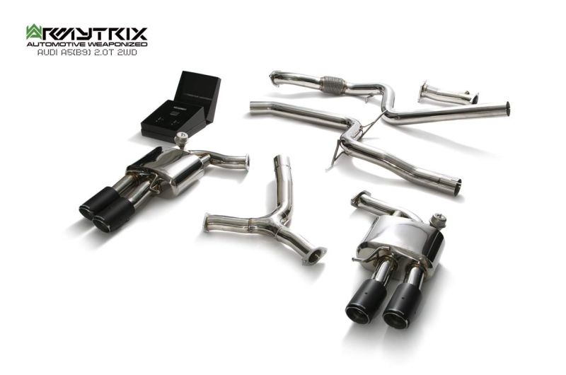 audi a5 b9 2wd 2 0t armytrix valvetronic exhaust