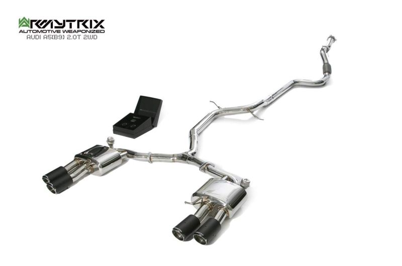 audi a5 b9 2wd 2 0t armytrix valvetronic exhaust