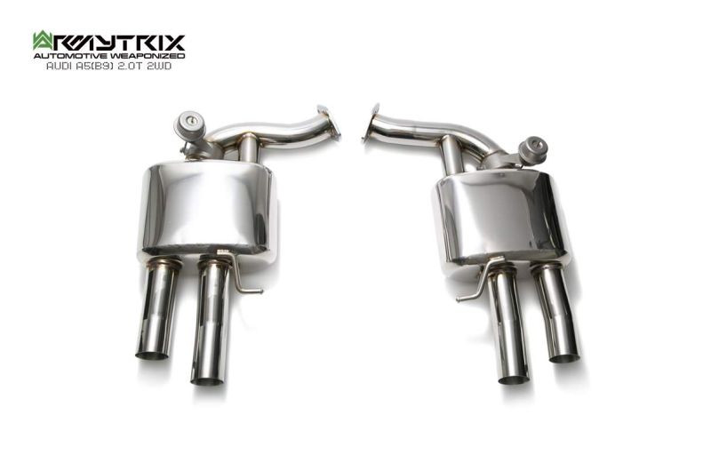 audi a5 b9 2wd 2 0t armytrix valvetronic exhaust