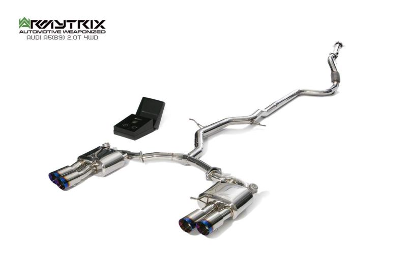 audi a5 b9 4wd 2 0t armytrix valvetronic exhaust