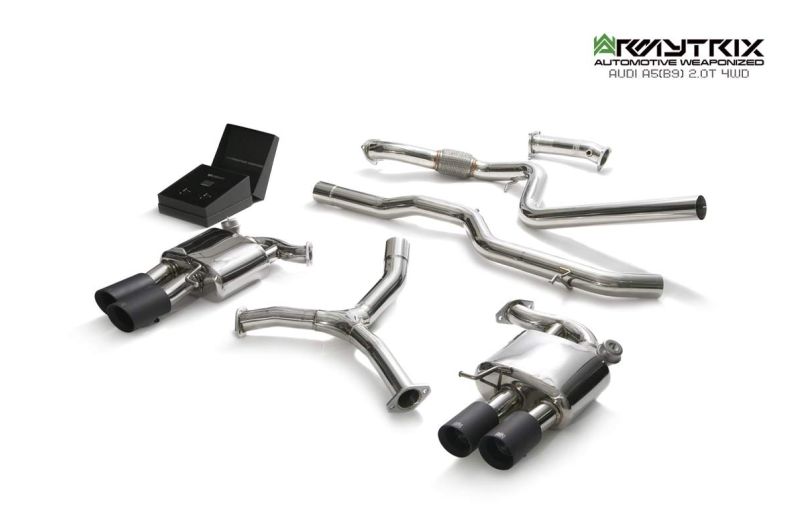 audi a5 b9 4wd 2 0t armytrix valvetronic exhaust