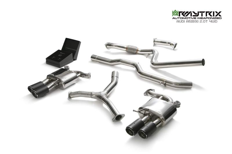 audi a5 b9 4wd 2 0t armytrix valvetronic exhaust