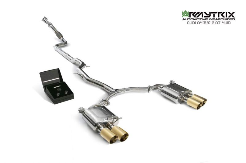 audi a5 b9 4wd 2 0t armytrix valvetronic exhaust