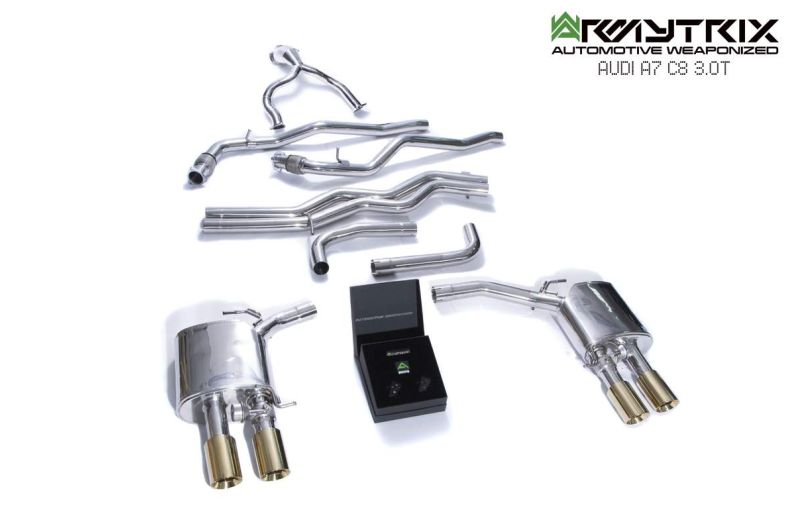 Audi A6 C8 55 tfsi Armytrix valvetronic exhaust