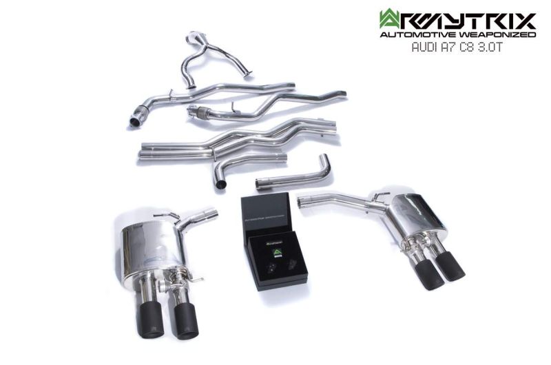 Audi A6 C8 55 tfsi Armytrix valvetronic exhaust