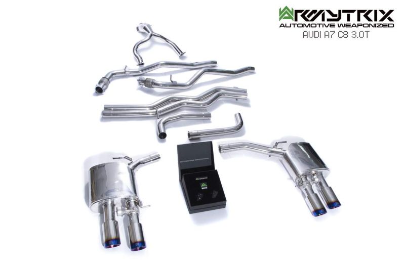 Audi A6 C8 55 tfsi Armytrix valvetronic exhaust