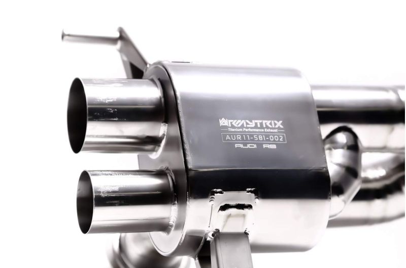 audi r8 v8 v10 armytrix valvetronic exhaust