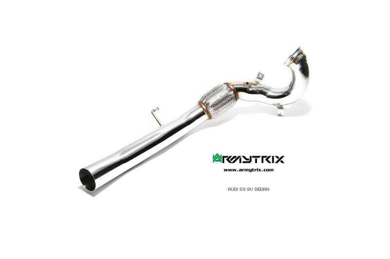 audi s3 8v sedan 4d armytrix valvetronic exhaust