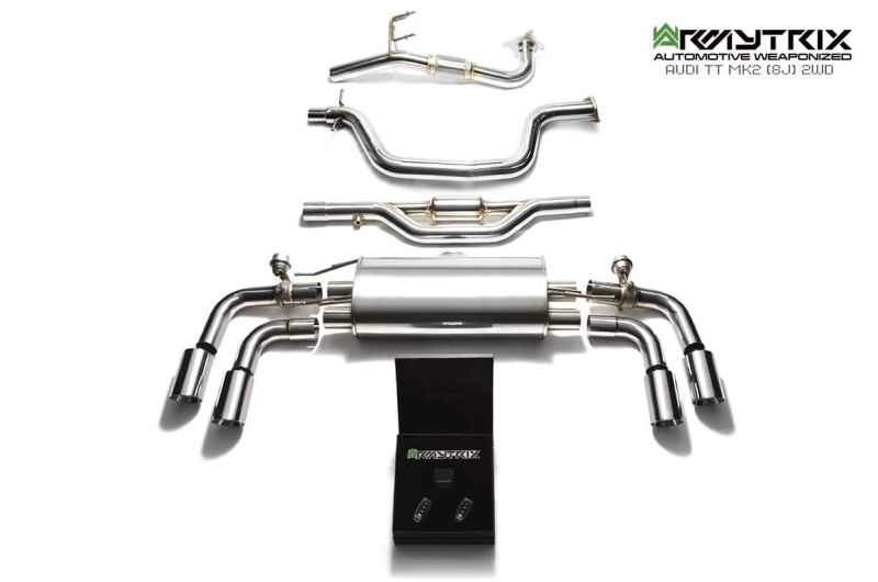 audi tts 8j mk2 armytrix valvetronic exhaust