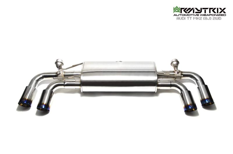 audi tts 8j mk2 armytrix valvetronic exhaust