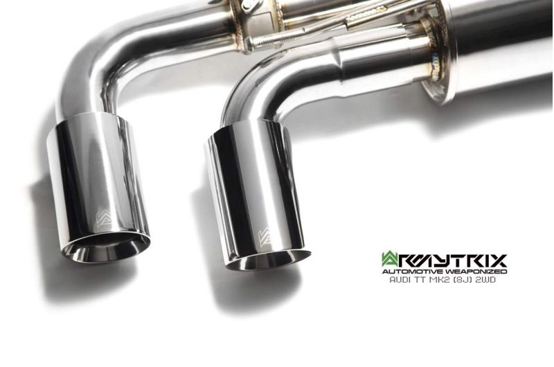 audi tts 8j mk2 armytrix valvetronic exhaust