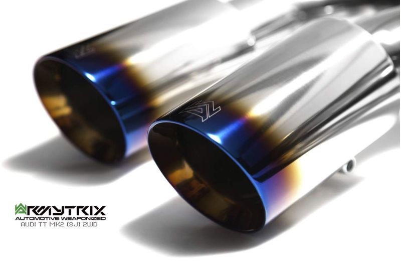 audi tts 8j mk2 armytrix valvetronic exhaust