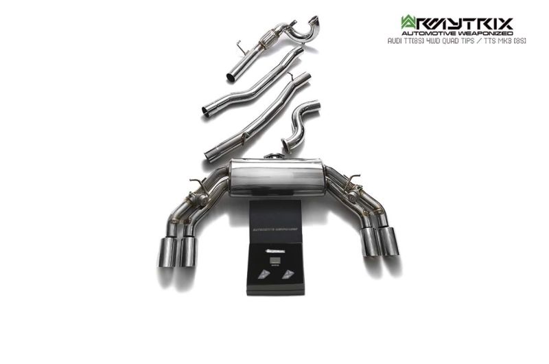 audi tts 8s mk3 armytrix valvetronic exhaust