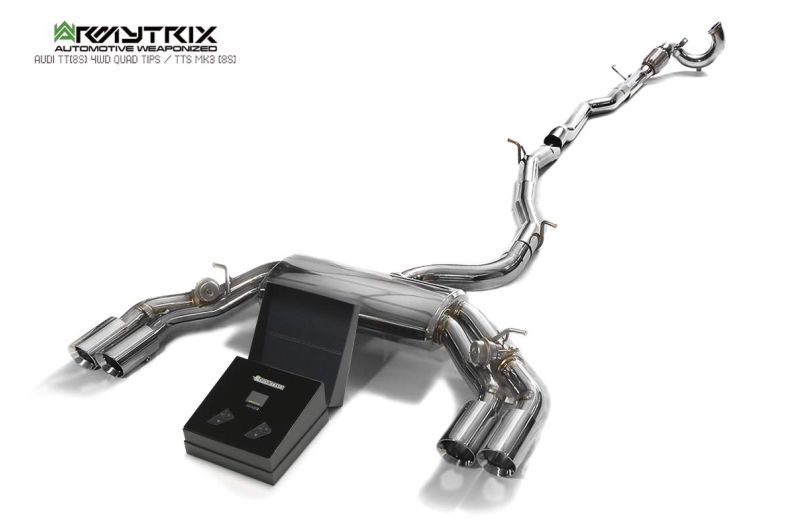 audi tts 8s mk3 armytrix valvetronic exhaust