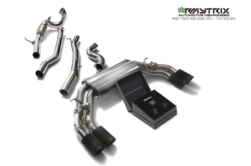 audi tts 8s mk3 armytrix valvetronic exhaust