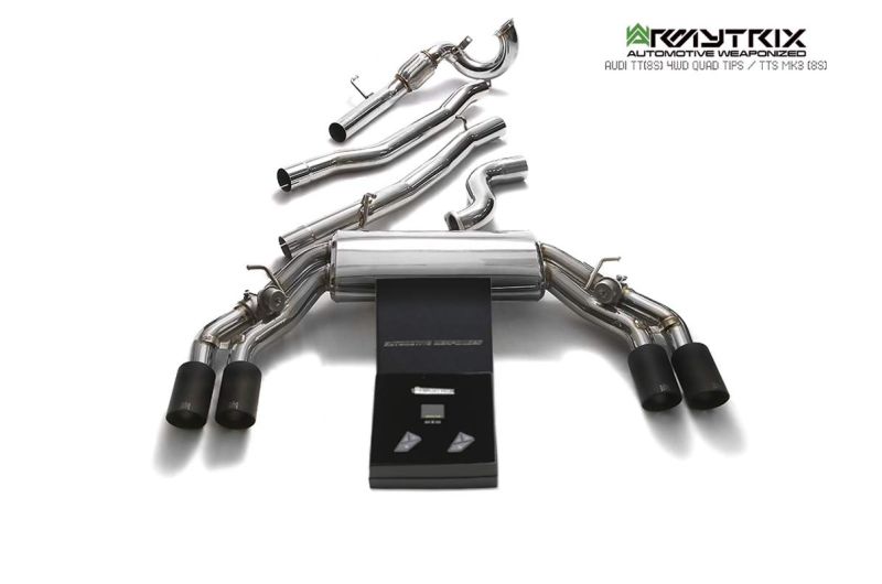 audi tts 8s mk3 armytrix valvetronic exhaust