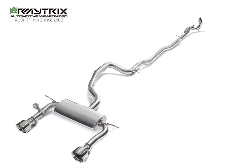 audi tt 8s mk3 2wd armytrix exhaust system