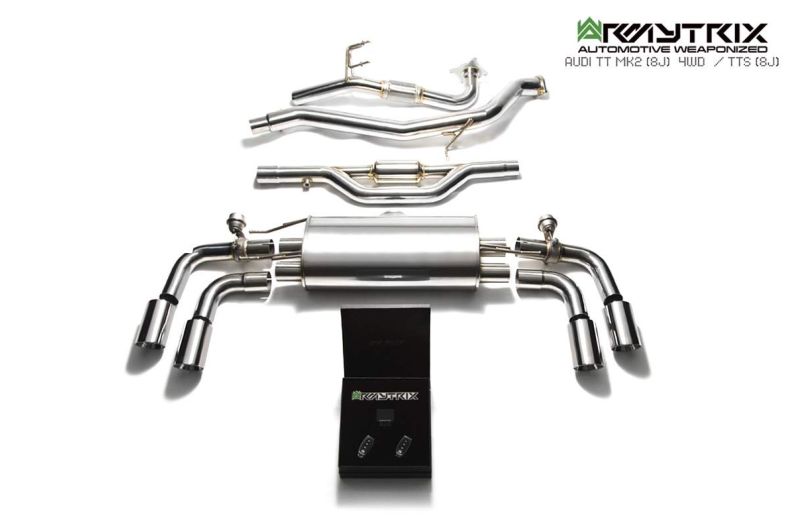 audi tts 8j mk2 4wd armytrix valvetronic exhaust