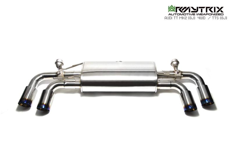 audi tts 8j mk2 4wd armytrix valvetronic exhaust