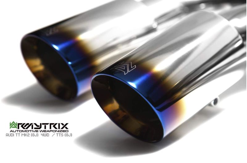 audi tts 8j mk2 4wd armytrix valvetronic exhaust