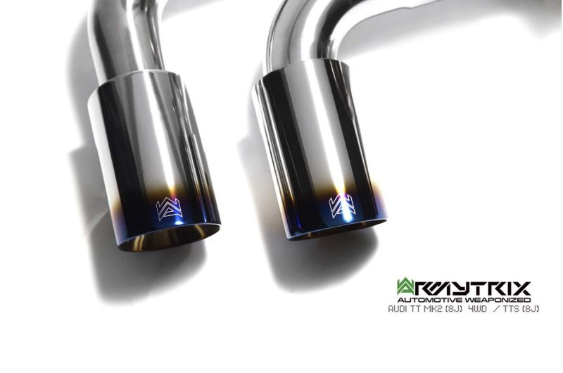 audi tts 8j mk2 4wd armytrix valvetronic exhaust