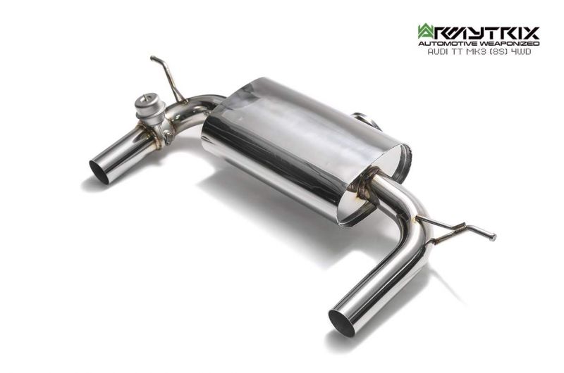 audi tt 8s armytrix valvetronic exhaust tuning